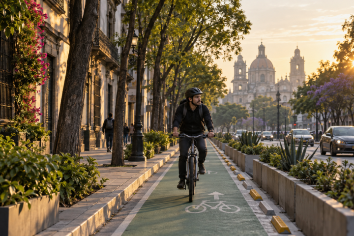 Imagen editorial para Bici en la ciudad: claves para moverte por barrios de la CDMX