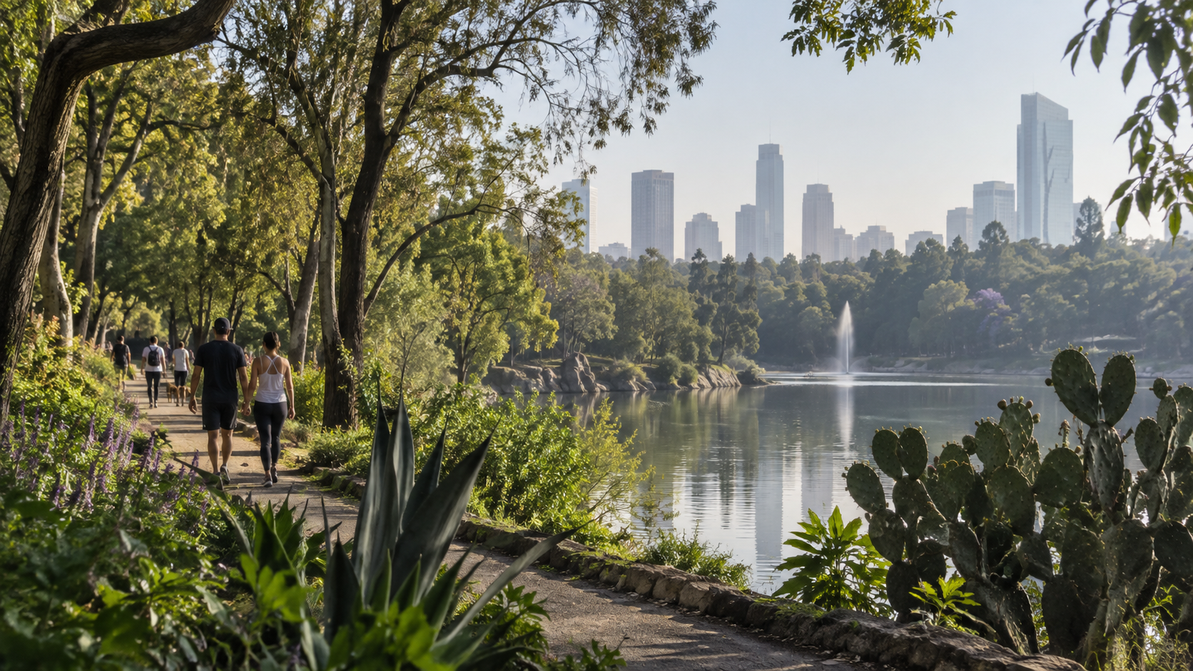 Imagen editorial para: Parques y espacios verdes de la CDMX: guía para respirar, caminar y reconectar